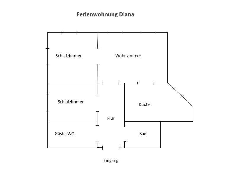 Ferienwohnung Diana Wilhelmshaven Esterno foto